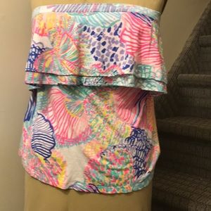 Lilly Pulitzer Tube Top